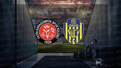 Fatih Karagümrük - Ankaragücü maçı ne zaman, saat kaçta ve hangi kanalda canlı yayınlanacak? | Süper Lig