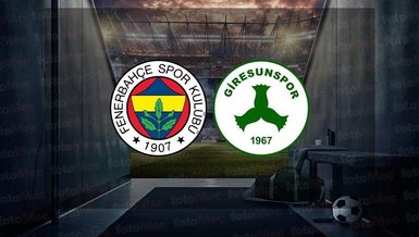 Fenerbahçe Giresunspor maçı CANLI izle! FB Giresunspor maçı canlı anlatım | Fenerbahçe maçı izle