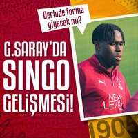 G.Saray'da derbi öncesi Singo gelişmesi!
