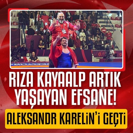 Rıza Kayaalp Avrupa şampiyonu oldu!