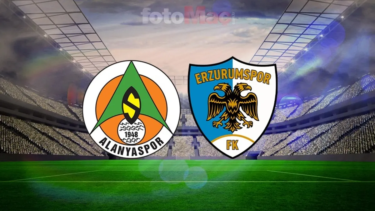 Corendon Alanyaspor Erzurumspor FK maçı canlı anlatım