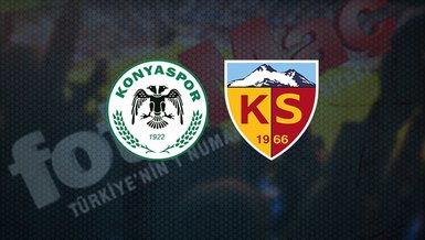 Konyaspor-Kayserispor maçı CANLI