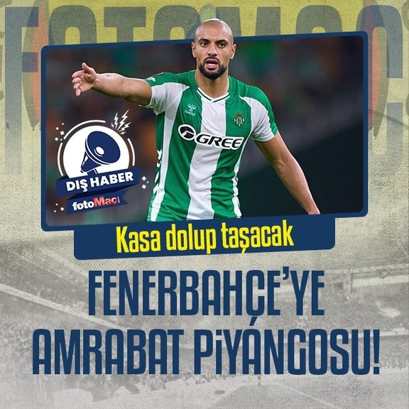 Fenerbahçe’ye Sofyan Amrabat müjdesi!