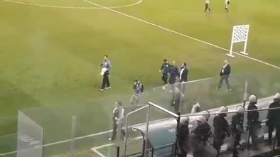 Panathinaikos taraftarlarından Fatih Terim'e protesto!