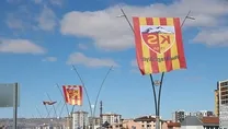 Kayseri’de bayraklı destek