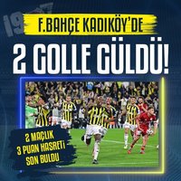 Fenerbahçe Kadıköy'de 2 golle güldü!