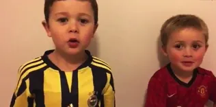 Minik hayranlarından video mesaj!