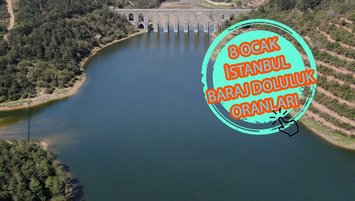 İstanbul baraj doluluk oranı İSKİ 9 Ocak rakamları