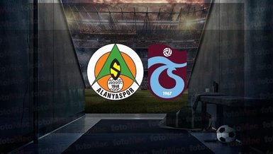 Alanyaspor Trabzonspor maçı CANLI