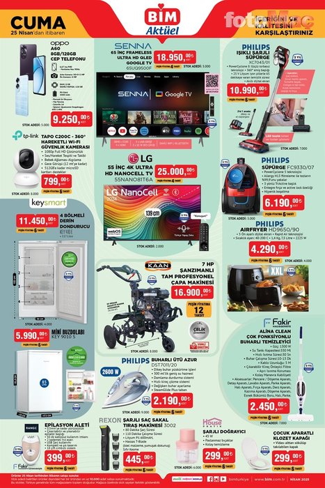 Bim aktüel katalog 25 Nisan | Bu Cuma Bim'de hangi ürünler indirimli?