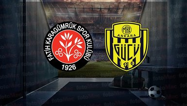 Karagümrük - Ankaragücü maçı ne zaman? Saat kaçta? Hangi kanalda canlı yayınlanacak? | Trendyol 1. Lig