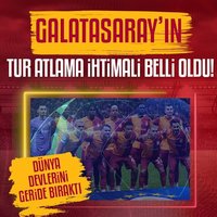 G.Saray'ın tur atlama ihtimali belli oldu!
