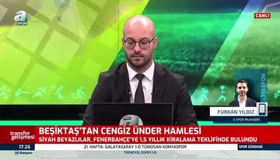 >Beşiktaş'tan Cengiz hamlesi!