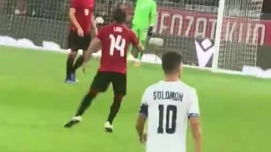 Arnavut taraftarlardan İsrail'e sert tepki!