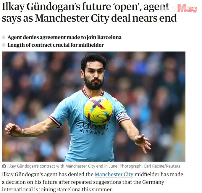 İlkay Gündoğan Galatasaray'a transfer olacak mı? Menajeri açıkladı
