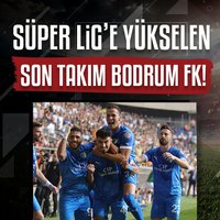 Süper Lig'e yükselen son takım Bodrum FK!