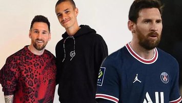 Messi'nin kıyafeti sosyal medyayı salladı!