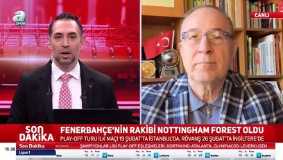 >A Spor yorumcusu Haldun Domaç Fenerbahçe-Nottingham Forest eşleşmesini değerlendirdi!