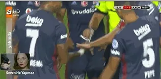 Bıçak atan taraftar yakalandı
