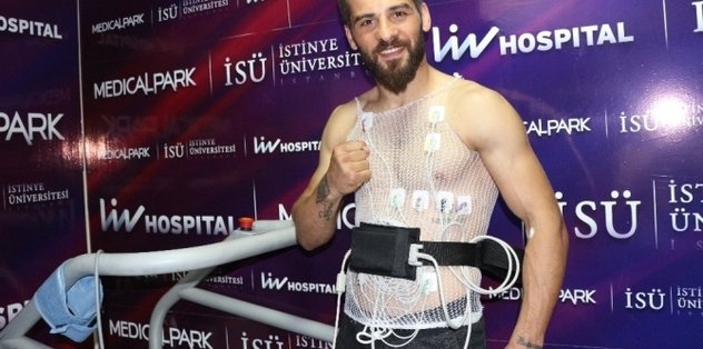 Şampiyon boksör Fatih Keleş sağlık kontrolünden geçti
