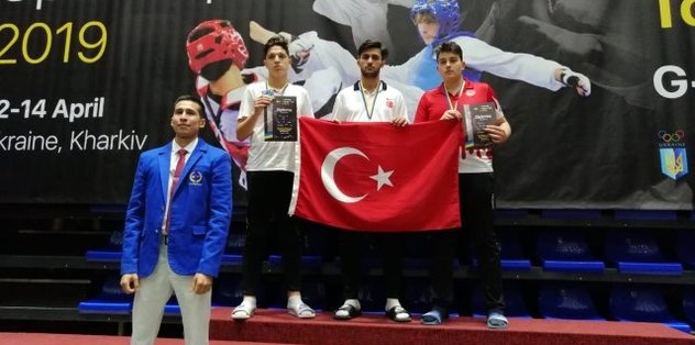 Ukrayna'da şampiyon Melih Yılmaz!