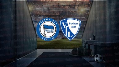 Hertha Berlin - Bochum maçı ne zaman, saat kaçta ve hangi kanalda canlı yayınlanacak? | Almanya Bundesliga