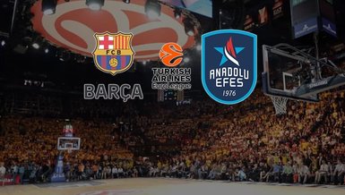 Barcelona Anadolu Efes maçı CANLI izle! Barcelona - Anadolu Efes maçı canlı anlatım