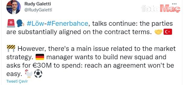 FENERBAHÇE HABERLERİ - Jöachim Löw'ün Fenerbahçe'den istediği bütçe dudak uçuklattı!