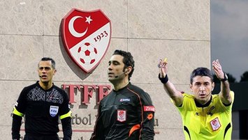 TFF'den 3 hakem hakkında flaş açıklama!