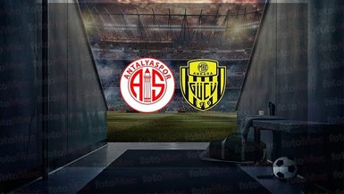 Antalyaspor MKE Ankaragücü maçı CANLI