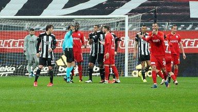 Son dakika spor haberi: Beşiktaş 4 maç sonra gol yedi