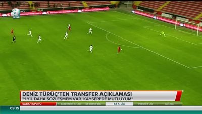 >Deniz Türüç'ten transfer açıklaması