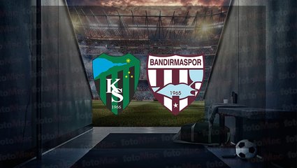 Kocaelispor - Bandırmaspor maçı ne zaman, saat kaçta ve hangi kanalda canlı yayınlanacak? | Trendyol 1. Lig