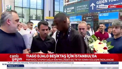 >Beşiktaş'ın yeni transferi Tiago Djalo İstanbul'a geldi
