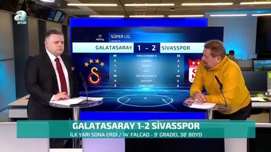 Erman Toroğlu Galatasaray-Sivasspor maçının ilk yarısını değerlendirdi!