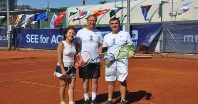 Kortta Diplomasi 2019 Tenis Turnuvası sona erdi