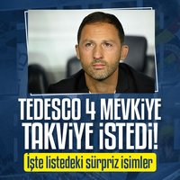 Tedesco 4 mevkiye takviye istedi!