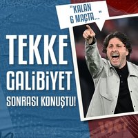 Fatih Tekke: Kalan 6 maçta...