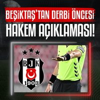 Beşiktaş'tan derbi öncesi hakem açıklaması!