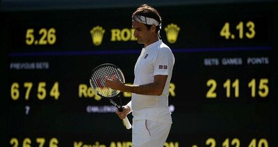 Federer Wimbledon'a çeyrek finalde veda etti