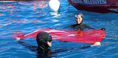 Milli sporcu Şahika'dan Salda'da dünya rekoru