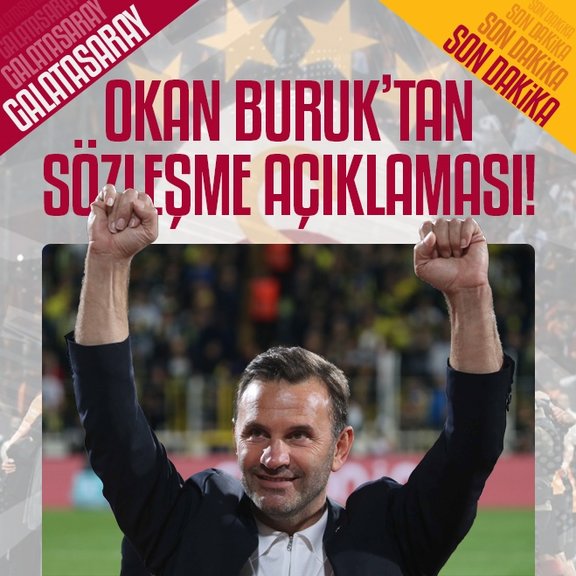 Galatasaray’da Okan Buruk’tan sözleşme açıklaması!