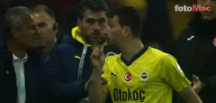 İsmail Kartal'dan kırmızı kart gören Mert Hakan Yandaş'a sert tepki! İşte o anlar...