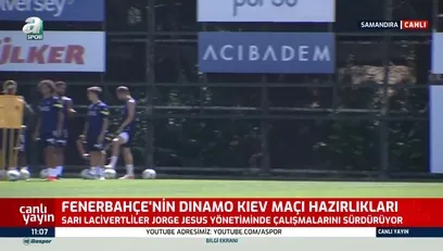 >F.Bahçe'de Dinamo Kiev hazırlıkları sürüyor!