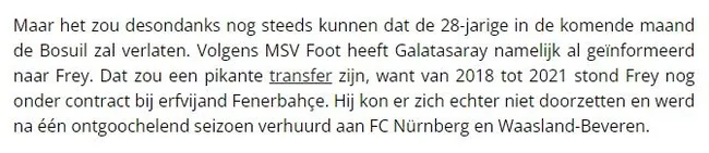 GALATASARAY TRANSFER HABERLERİ - Aslan Fenerbahçe'nin eski futbolcusu Michael Frey'in peşinde! - 1