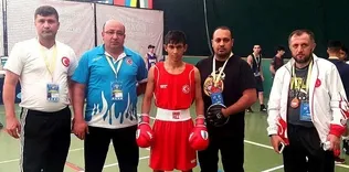 Boksta bronz geldi
