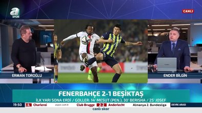 Fenerbahçe - Beşiktaş derbisinin ilk yarısını Erman Toroğlu değerlendirdi!