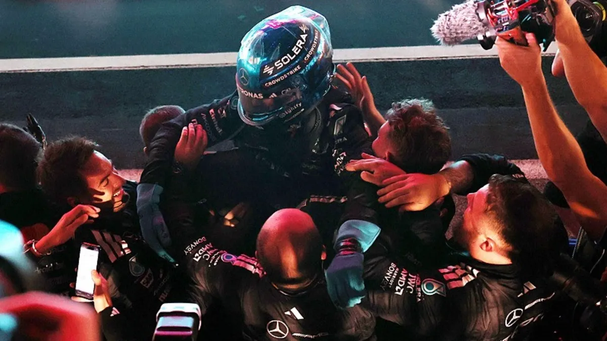 Formula 1 Singapur Grand Prix'sinde kazanan Russell!