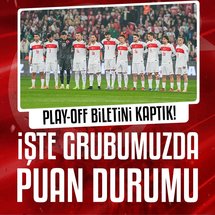 A Milli Takım play-off biletini kaptı! İşte grubumuzda puan durumu