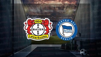 Bayer Leverkusen - Hertha Berlin maçı saat kaçta?